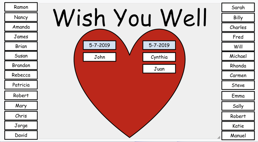 Wish You Well Heart